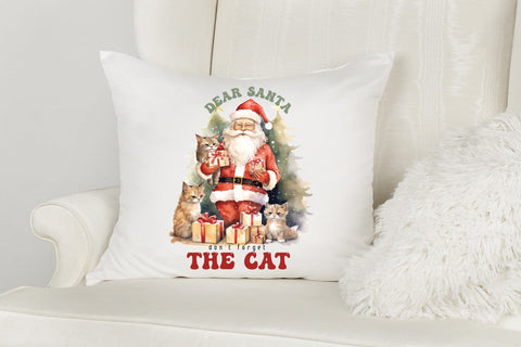 Dear Santa Don't Forget the Cat PNG Sublimation Sublimation CraftLabSVG 