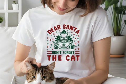 Dear santa dont forget the cat SVG Angelina750 