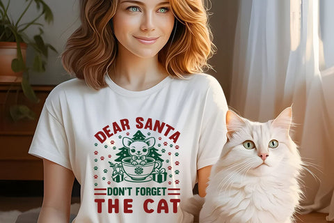 Dear santa dont forget the cat SVG Angelina750 