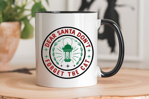 Dear Santa dont forget the cat SVG Angelina750 