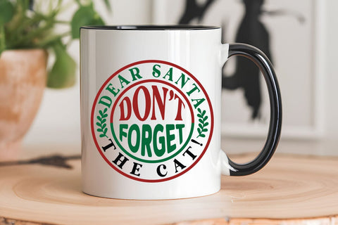 Dear Santa dont forget the cat SVG Angelina750 