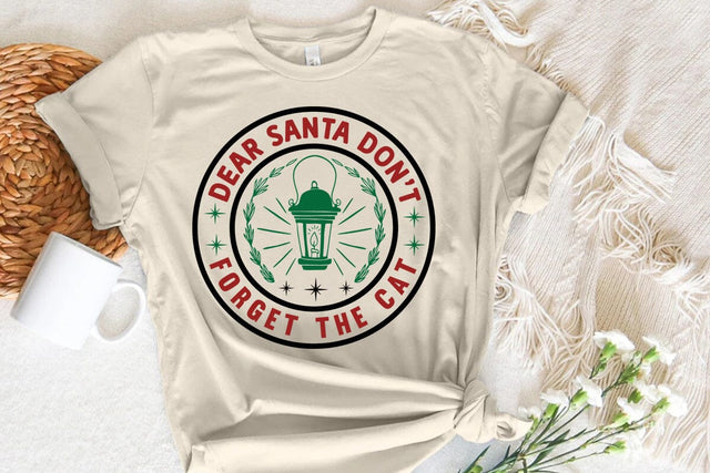 Dear Santa dont forget the cat SVG Angelina750 