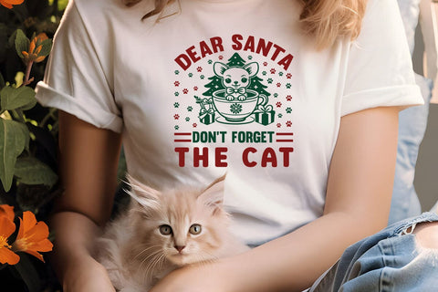 Dear santa dont forget the cat SVG Angelina750 