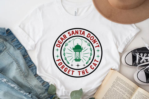 Dear Santa dont forget the cat SVG Angelina750 