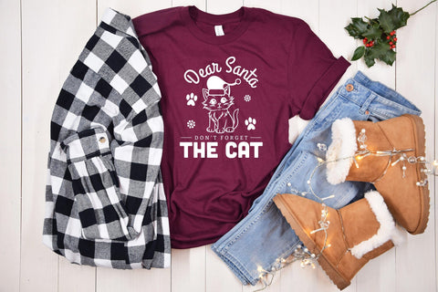 Dear Santa Don't Forget the Cat SVG SVG CraftLabSVG 