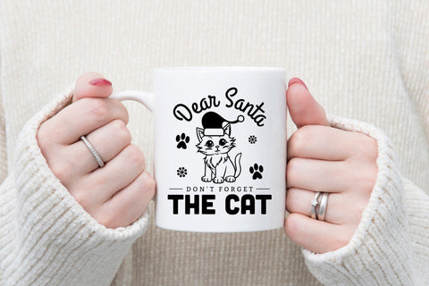 Dear Santa Don't Forget the Cat SVG SVG CraftLabSVG 