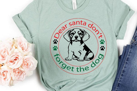 Dear santa dont forget the dog SVG Angelina750 
