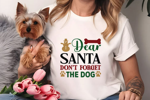 Dear santa dont forget the dog SVG Angelina750 