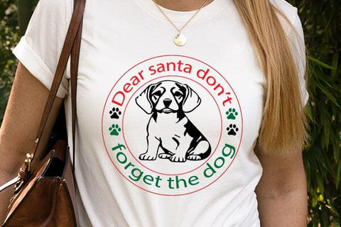 Dear santa dont forget the dog SVG Angelina750 