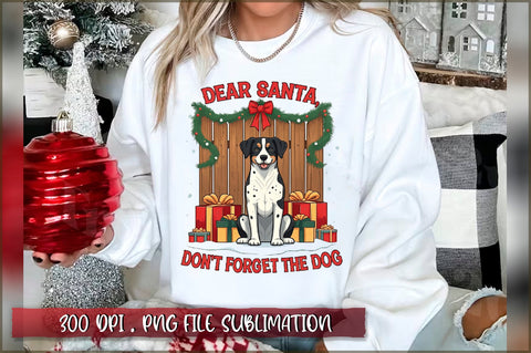 Dear santa don't forget the dogs Sublimation Sublimation Shetara Begum 