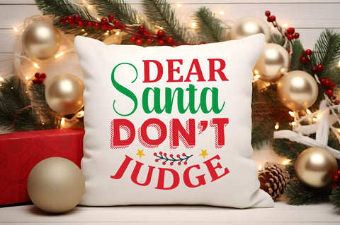 Dear santa dont ludge SVG Design SVG Regulrcrative 