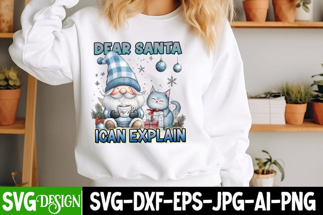 Dear Santa i Can Explain PNG, Christmas Sublimation PNG,Christmas Shirt PNG, Christmas Sublimation Bundle, Merry Christmas Sublimation PNG ,Christmas SVG Sublimation BlackCatsMedia 
