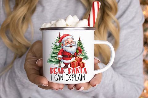 Dear santa i can explain png design Sublimation Regulrcrative 