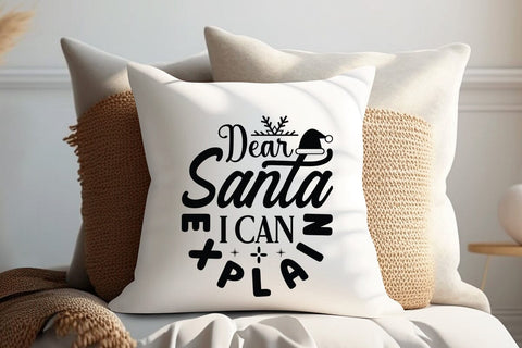Dear Santa I Can Explain SVG Angelina750 