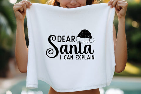 Dear santa i can explain SVG Angelina750 