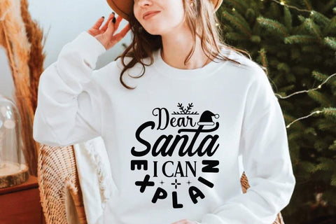 Dear Santa I Can Explain SVG Angelina750 