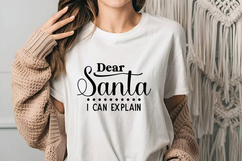 Dear Santa I Can Explain SVG Angelina750 