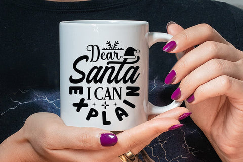 Dear Santa I Can Explain SVG Angelina750 