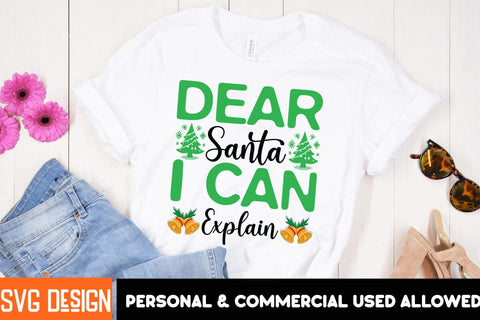 Dear Santa I Can Explain SVG Cut File,Christmas SVG Cut File, Christmas Sublimation Design PNG, Christmas Sublimation ,Christmas Sublimation Bundle SVG BlackCatsMedia 