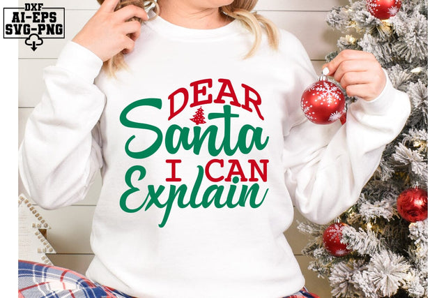 Dear Santa I Can Explain Svg Cut Files Creative Art SVG CraftlabSvg55 