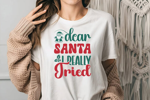 dear santa i really tried SVG Angelina750 