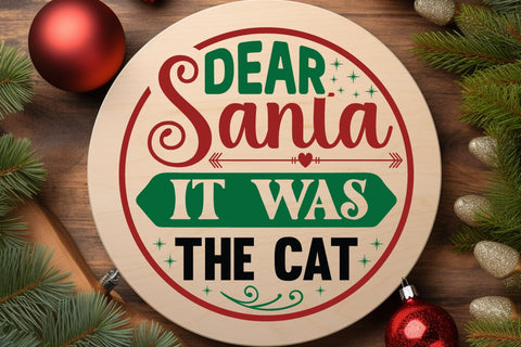 Dear santa it was the cat SVG Angelina750 