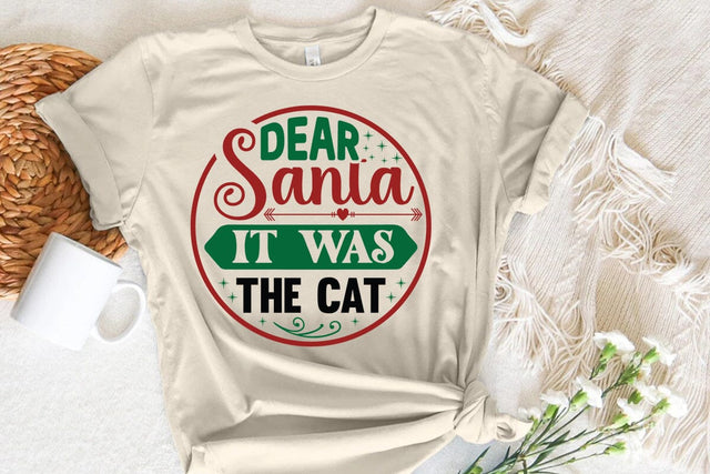 Dear santa it was the cat SVG Angelina750 