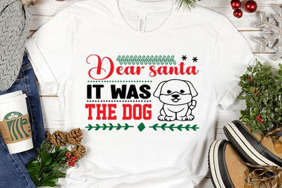 Dear santa it was the dog SVG Angelina750 