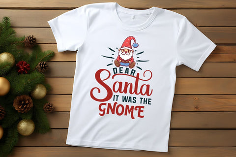 Dear santa it was the gnome SVG Design Design SVG Designangry 