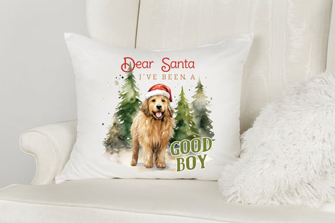 Dear Santa I've Been a Good Boy, Funny Christmas Dog Saying PNG Sublimation CraftLabSVG 