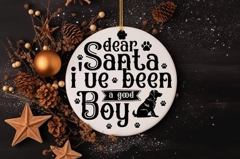 Dear santa ive been a good boy SVG Design SVG Designangry 
