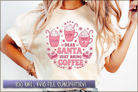 Dear santa just bring coffee Sublimation Sublimation Shetara Begum 