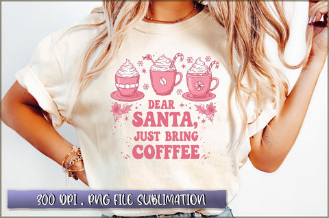 Dear santa just bring coffee Sublimation Sublimation Shetara Begum 