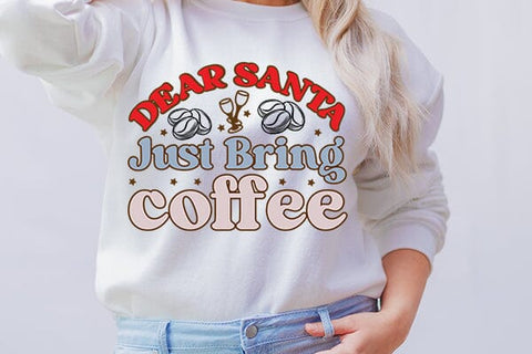 Dear santa just bring coffee SVG Angelina750 