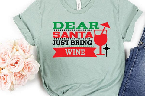 Dear Santa just bring wine SVG Angelina750 