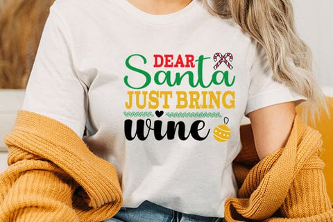 Dear Santa just bring wine SVG Angelina750 