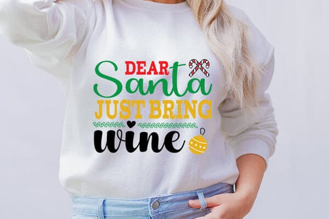 Dear Santa just bring wine SVG Angelina750 