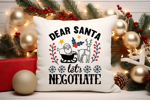 Dear Santa lets negotiate SVG Design SVG Regulrcrative 