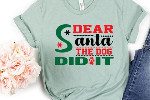Dear santa the dog did it SVG Angelina750 