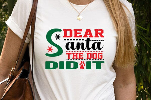 Dear santa the dog did it SVG Angelina750 