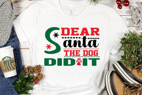 Dear santa the dog did it SVG Angelina750 