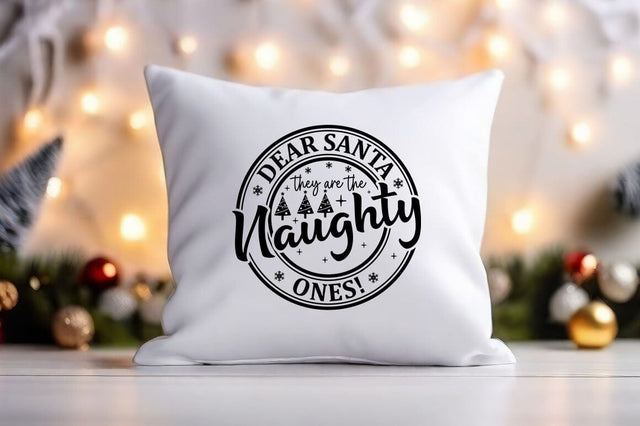 dear santa theyre the naughty ones svg Design SVG Designangry 