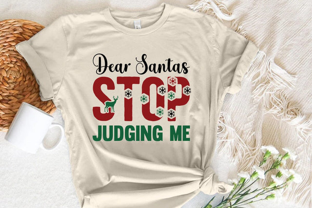 Dear Santas Stop Judging Me SVG Angelina750 