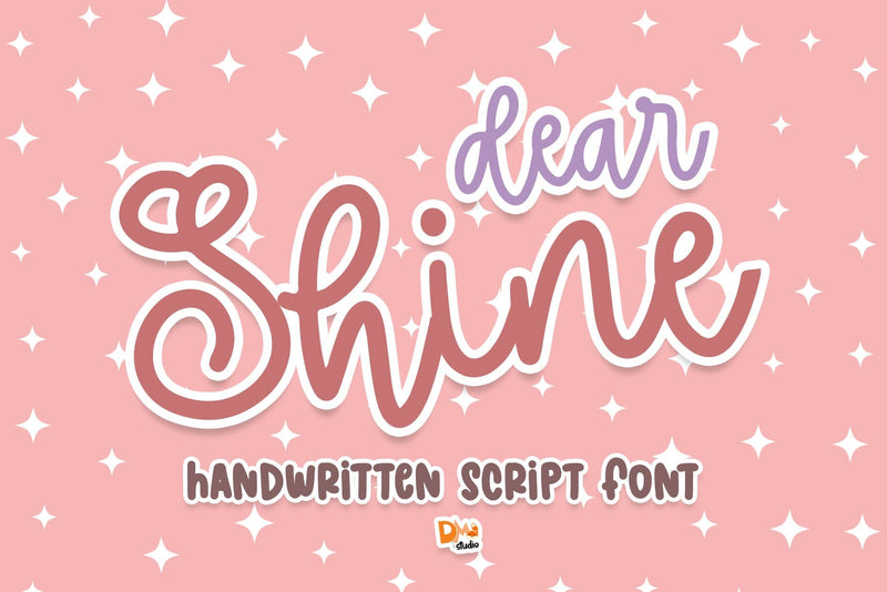 Dear Shine Font Dm Letter Studio 