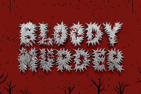 Death Prison Font Prasetya Letter 