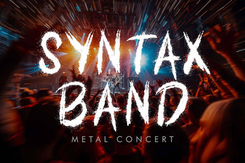 Death Shadow Font Prasetya Letter 