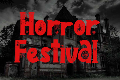 Death Spider Font Prasetya Letter 