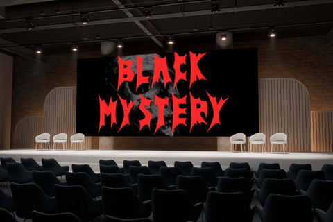 Death Thorn Font Prasetya Letter 