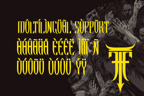 Death Wolfker - Sharp Blackletter Font Font Mozzatype 