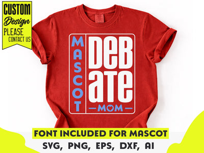Debate Mom SVG Template, Custom Design SVG DesignDestine 
